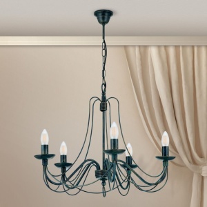 Candelabru design rustic cu 5 brate Vela LU 1531/5 Antik OR
