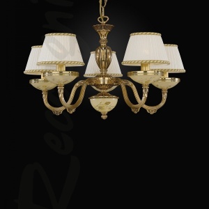 Candelabru din alama 5 brate design italian 6522 204499 universul-luminii.ro