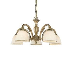 Candelabru din alama 5 brate design italian 7005 102399 universul-luminii.ro