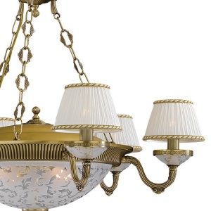 Candelabru din alama 6 brate design italian 10L 6402 102129 universul-luminii.ro
