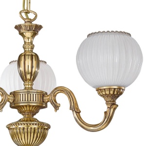 Candelabru din alama cu 3 brate design italian 9350 107859 universul-luminii.ro