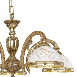 Candelabru din alama cu 5 brate design italian 7102 107359 universul-luminii.ro