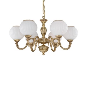 Candelabru din alama cu 6 brate design italian 9350 107869 universul-luminii.ro