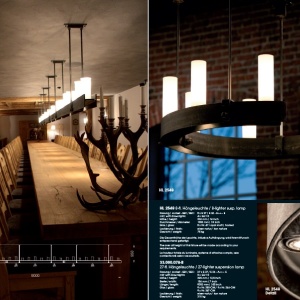 Candelabru din fier forjat cu 5 surse de lumina, design industrial HL 2547 173969 universul-luminii.ro