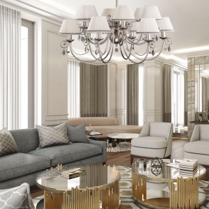 Candelabru elegant 12 brate, design clasic Coco 186129 universul-luminii.ro