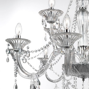 Candelabru elegant cu cristale K9 Connor 18L - Img 5