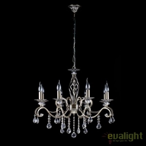 Candelabru elegant design clasic cu 8 brate Grace bronz MYRC247-PL-08-R 45489 universul-luminii.ro