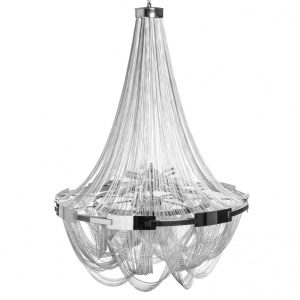 Candelabru elegant design clasic Royal XL 70cm, argintiu - Img 1