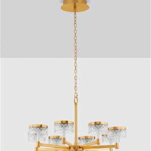 Candelabru LED design modern cu 8 brate Bion 228419 universul-luminii.ro