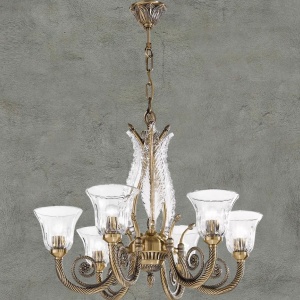 Candelabru LUX deosebit realizat manual William 162409 universul-luminii.ro