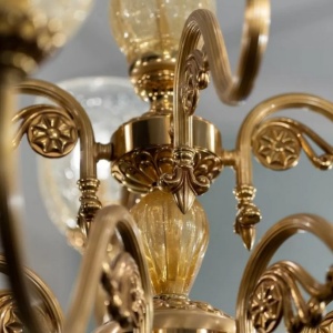 Candelabru LUX design clasic realizat manual Amanda 12L 225299 universul-luminii.ro