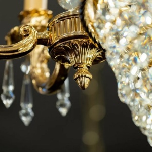 Candelabru LUX realizat manual cu cristale Scholer Empire 241089 universul-luminii.ro