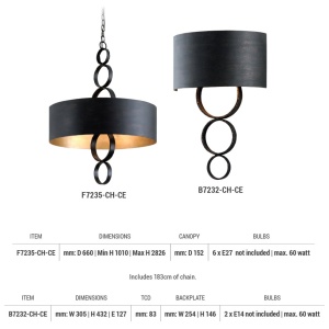 Candelabru LUX, realizat manual, design rustic RIVINGTON - Img 6