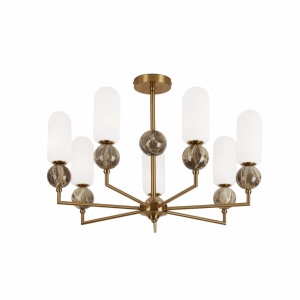 Candelabru modern cu 7 brate Nova Gold