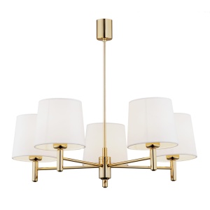 Candelabru modern design elegant PONTE 5L crem - Img 1