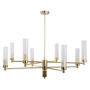 Candelabru modern realizat manual din alama Seti 8L