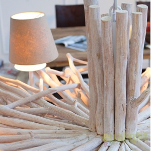 Candelabru natural si modern din ramuri cu 5 brate, Euphoria A-35954 VC 172739 universul-luminii.ro