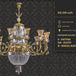 Candelabru regal, elegant design LUX Sienna 78569 universul-luminii.ro