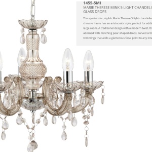 Candelabru stil clasic Marie Therese 5L Mink 1455-5MI SRT - Img 5