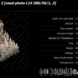 Candelabru XXL 110 de brate Maria Theresa cristal Bohemia L14 308/110/1, 2 92509 universul-luminii.ro