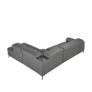 Coltar dreapta design italian LUX tapitat cu piele naturala Alfredo - Img 4