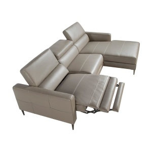 Coltar LUX design italian cu sezlong dreapta si functia relax Serena