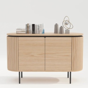 Comoda cu furnir de stejar ATELIER 120cm - Img 7