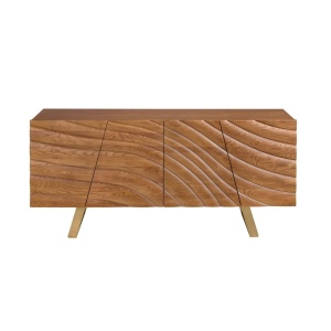 Comoda din furnir de nuc Walnut 118cm - Img 3