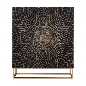 Comoda moderna cu model abstract mandala Illusion 120cm - Img 5