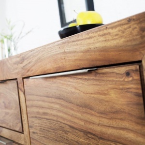 Comoda robusta din lemn de trandafir Lagos 140cm - Img 5