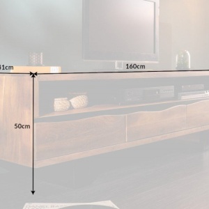 Comoda TV design industrial vintage Mammut 160cm, salcam - Img 7