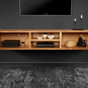 Comoda TV suspendata din lemn design industrial Amazonas 160cm Salcam - Img 5