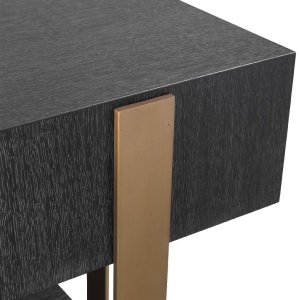 Consola design elegant LUX Nerone, gri carbune - Img 4
