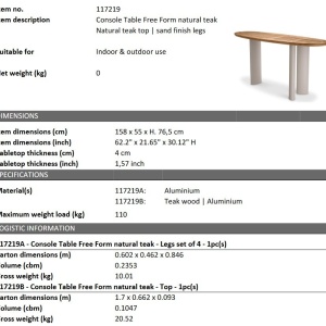Consola design LUX pentru interior si exterior Free Form - Img 5