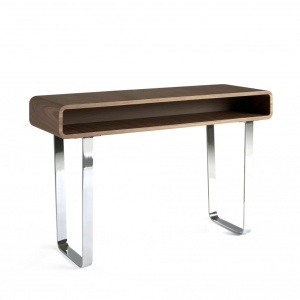 Consola eleganta finisaj furnir de nuc, Alline AC-136-X