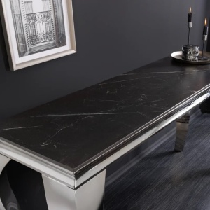 Consola MODERN BAROCK 140cm crom/ negru A-44367 VC - Img 5