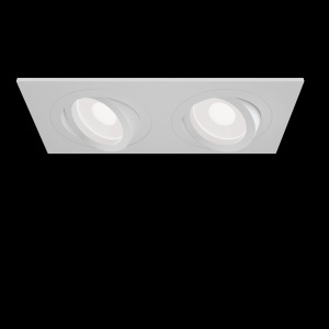 Corp incastrabil cu 2 spoturi directionabile Atom alb MY-DL024-2-02W 185739 universul-luminii.ro