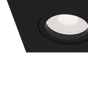 Corp incastrabil cu 2 spoturi directionabile Atom negru MY-DL024-2-02B 75729 universul-luminii.ro