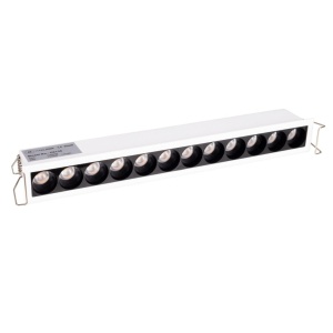 Corp incastrabil tavan fals cu 12 spoturi LED X-line