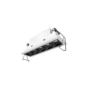 Corp incastrabil tavan fals cu 5 spoturi LED SWAN alb/ negru NVL-9232126 83669 universul-luminii.ro