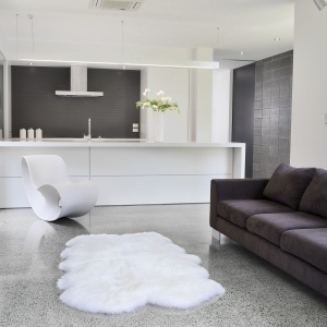 Covor din blana de oaie Noua Zeelanda, LW Quarto Standard 180x110cm, Ivory - Img 3