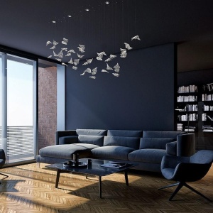 Element decorativ suspendat design frunze care cad din tavan QUERCUS 200919 universul-luminii.ro