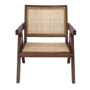 Fotoliu cu brate design vintage Aristide, maro 114620 HZ - Img 2