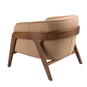 Fotoliu cu design modern piele naturala Brown - Img 7