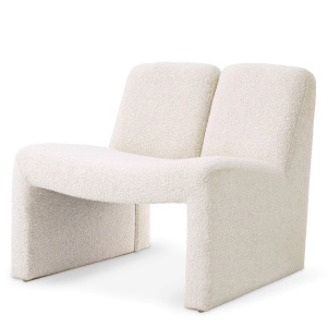 Fotoliu deosebit design LUX Macintosh Bouclé cream