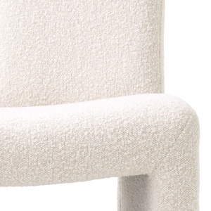 Fotoliu deosebit design LUX Macintosh Bouclé cream - Img 6
