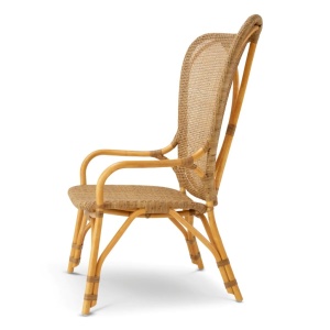 Fotoliu din ratan design LUX, Colony natur honey - Img 5