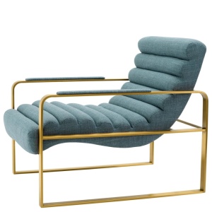 Fotoliu elegant design LUX Olsen, scalea blue - Img 3