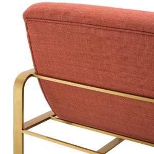 Fotoliu elegant design LUX Olsen, scalea orange - Img 6