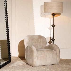 Fotoliu elegant design LUX Sylva, Avelin sand